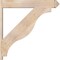 Ekena Millwork Funston Smooth Arts and Crafts Outlooker, Douglas Fir, 7 1/2"W x 44"D x 44"H OUT08X44X44FST03SDF - alternate 2